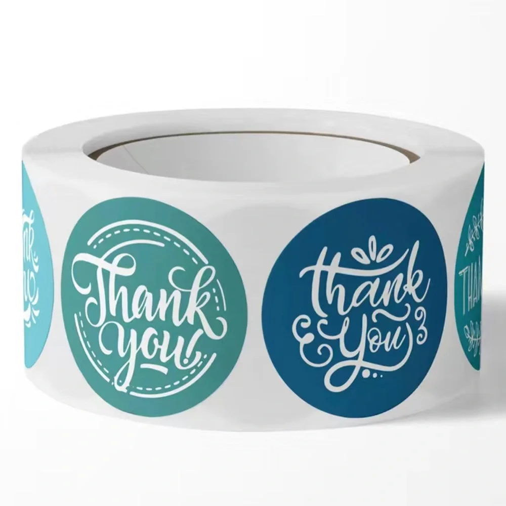 ⭐️ 3 for $22- 500 ct. 1” Colorful Thank you stickers / labels NEW
